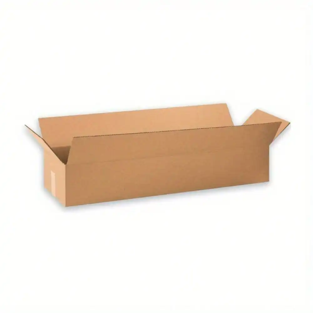 Cajas corrugadas largas de 22 x 6 x 6 pulgadas, cajas de envío marrones ECT-32 25/paquete