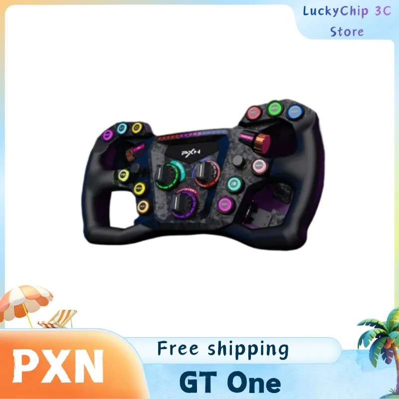 

Игровой руль-симулятор PXN GT One Racing с прямым приводом VD4 VD6 VD10, комплект дисков и аксессуары для F1 Racing GT, диск GT ONE