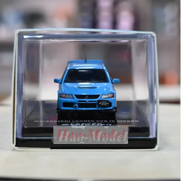 INNO 1/64 для LANCER EVOLUTION IX WAGON модель автомобиля из сплава, литая под давлением имитация игрушек, подарки на день рождения для мальчиков, хобби, дисплей, украшения, синий