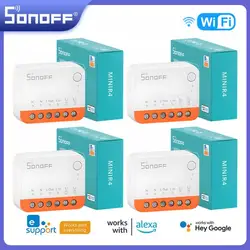 SONOFF MINI R4 Wifi Switch Module MINIR4 Smart Wi-Fi 2 Way Switch Smart Home Works R5 S-MATE Wireless Control Alexa Google Home