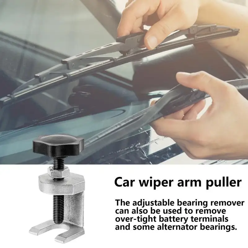 Car Wiper Arm Puller Arm Bearing Remover Wiper Arm Puller Alloy Steel Pulling Tool For Wiper Arm Repair Auto Mechanics Easy