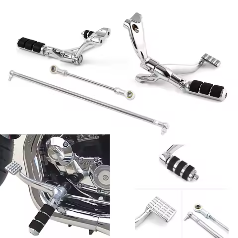 Motorcycle Forward Controls Complete Kit Pegs Levers Linkages Black/Chrome For Harley Davidson Sportster XL883 1200 2004-2013