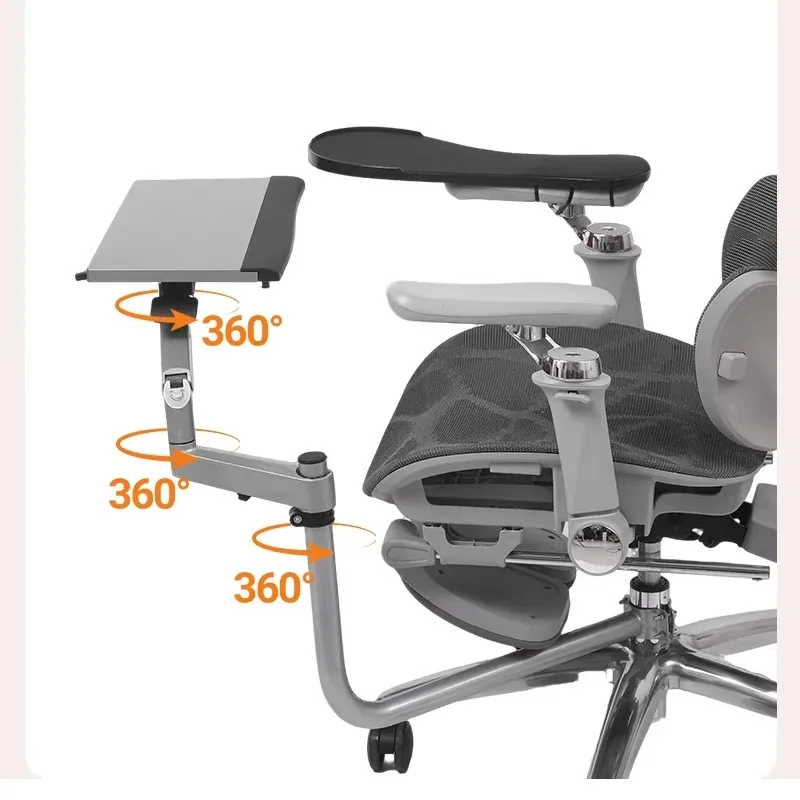 Gas Spring Arm Full Motion Chair Shaft Clamp Keyboard Support + Chair Arm Clamp Elbow Wrist Support Mouse Pad Arm Rest