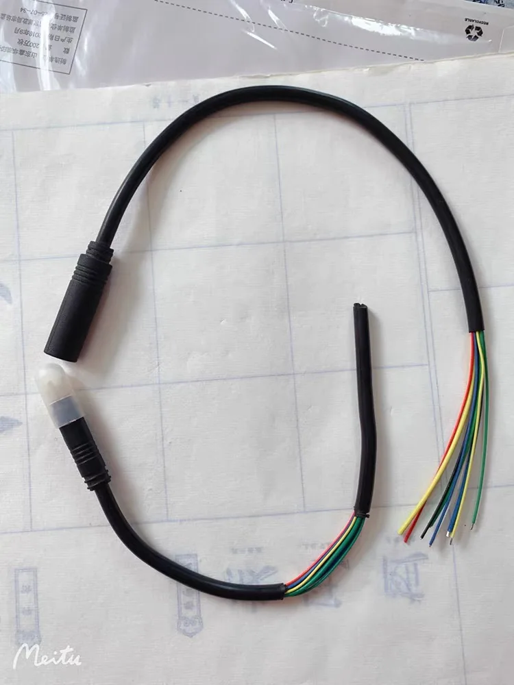 Motor Cable For E-bike Waterproof cable Connector 45cm 25cm 45cm 95cm 125cm 150cm 160cm 9 core Male And Female Extension Harness