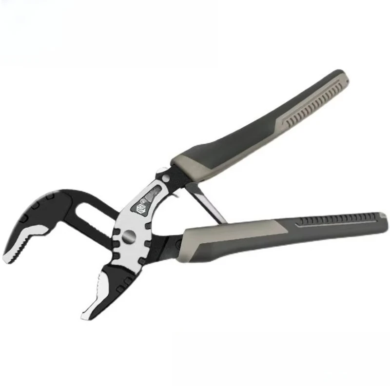 Heavy Duty Large Jaw Hose Wrench, Multifunctional Long Opening Pipe Gripping Pliers for Water Pump Pipe Clamping and Repair Work