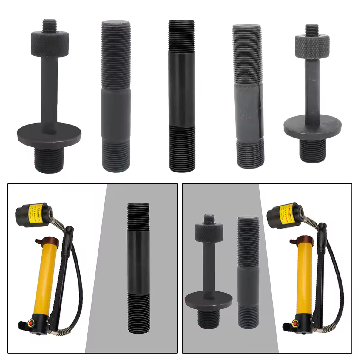 Hydraulic Drive Draw Stud Knockout Draw Stud Hole Making Tools Replacement Hydraulic Punch Driver for Metal Sheet Steel Plate Похожие на AliExpress
