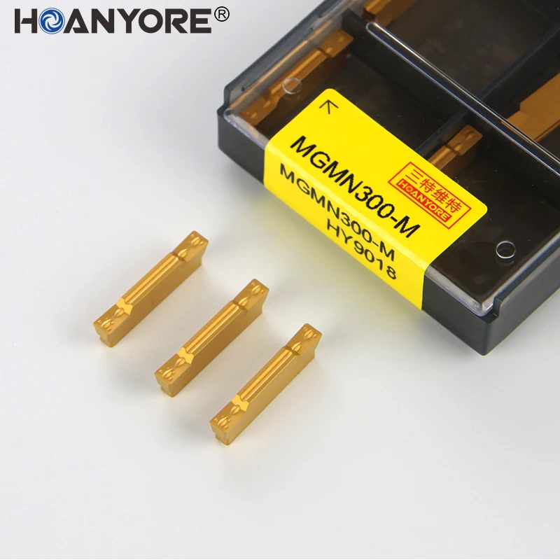 

MGMN300 MGMN200 MGMN400 MGMN500 M HY6028 Turning Tool Grooving Inserts Blade Lathe Carbide Cutting Tool CNC inserts HOANYORE