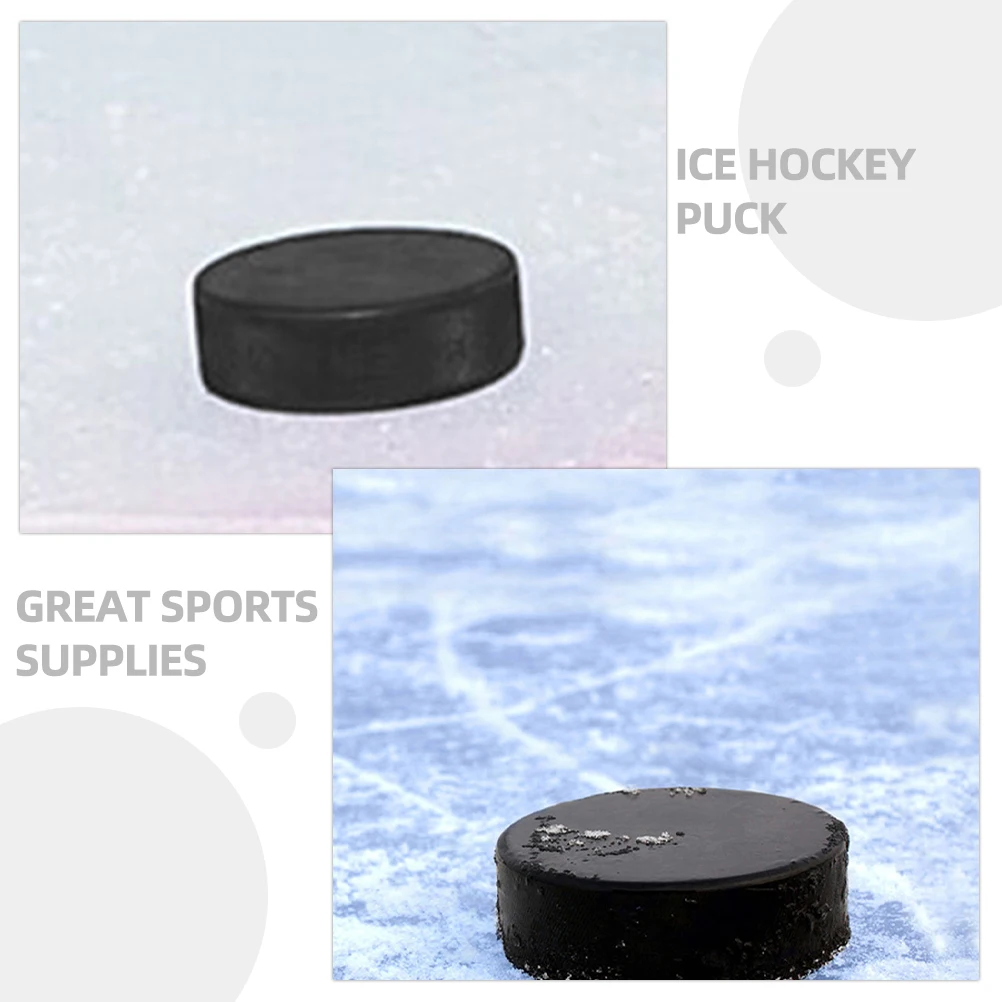 2Pcs Ice Hockey Puck Indoor Hockey Puck Sports Small Hockey Ball Gym Hockey Training Race Puck Ice Hockey Puck Hockey Supply