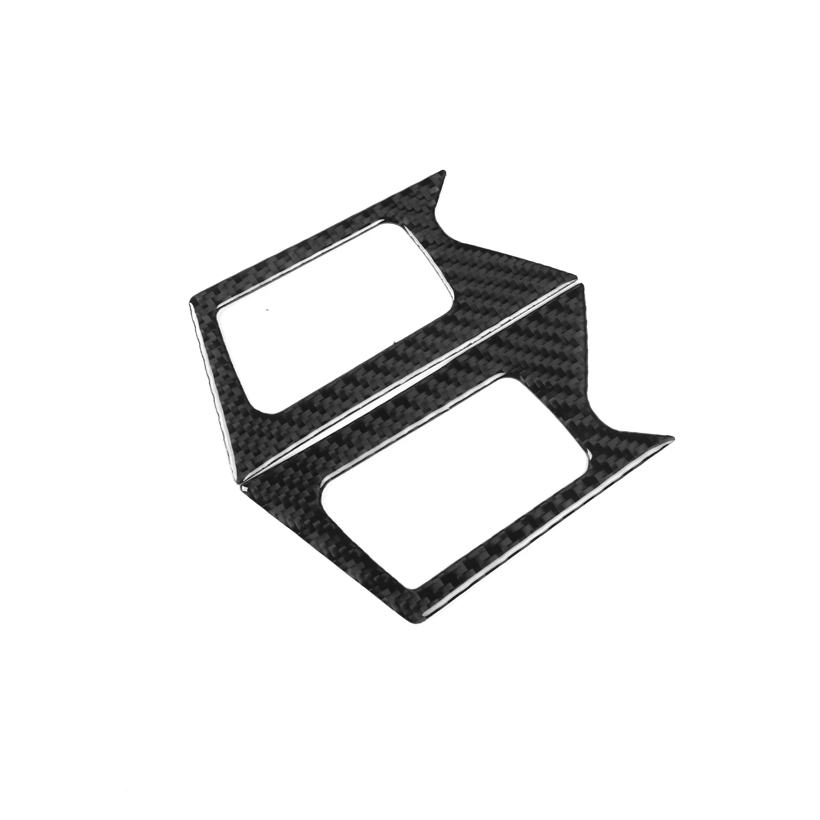 For Porsche Cayenne 958 92A 2011-2017 Carbon Fiber Both Sides Dashboard Defogging Air Vent Panel Cover Car Accessories Sticker view 4