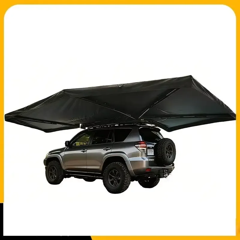 OEM 360 Degree Car Awning Full Circle Instant Pop up Sunshade Fit for SUV Waterproof Car Side Tent 2.5M