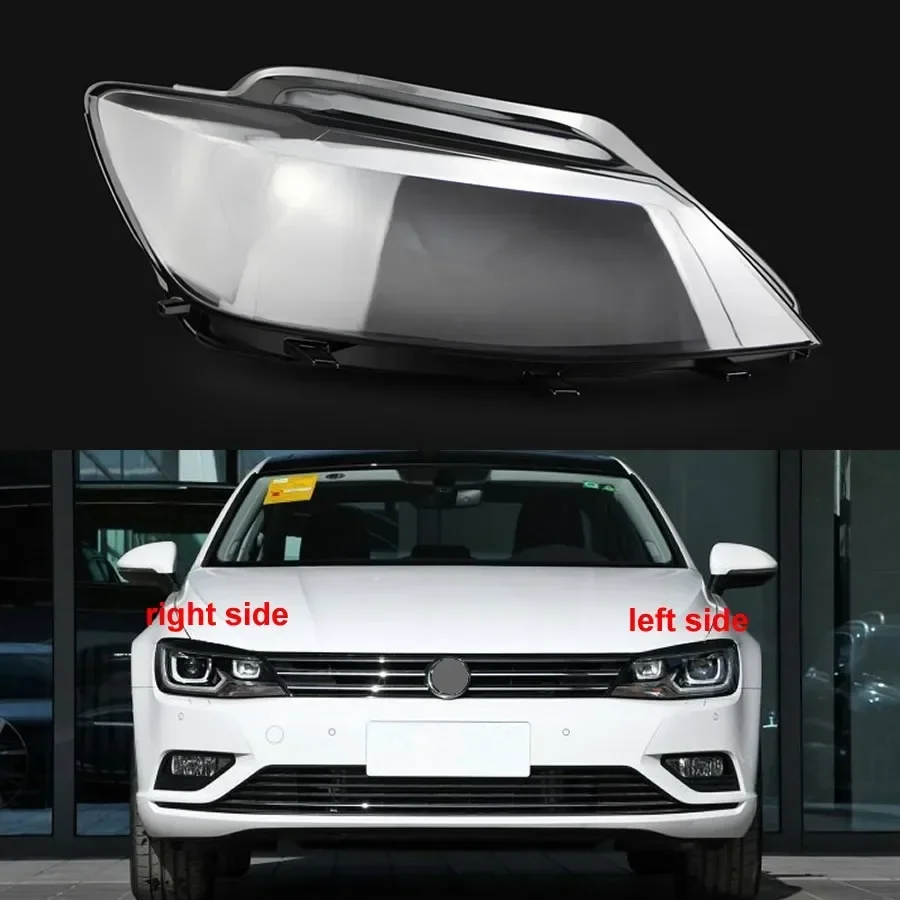 For Volkswagen VW Lamando Xenon LED 2015-2018 Headlight Cover Headlamp Shell Lampshade Lens Plexiglass Auto Replacement Parts