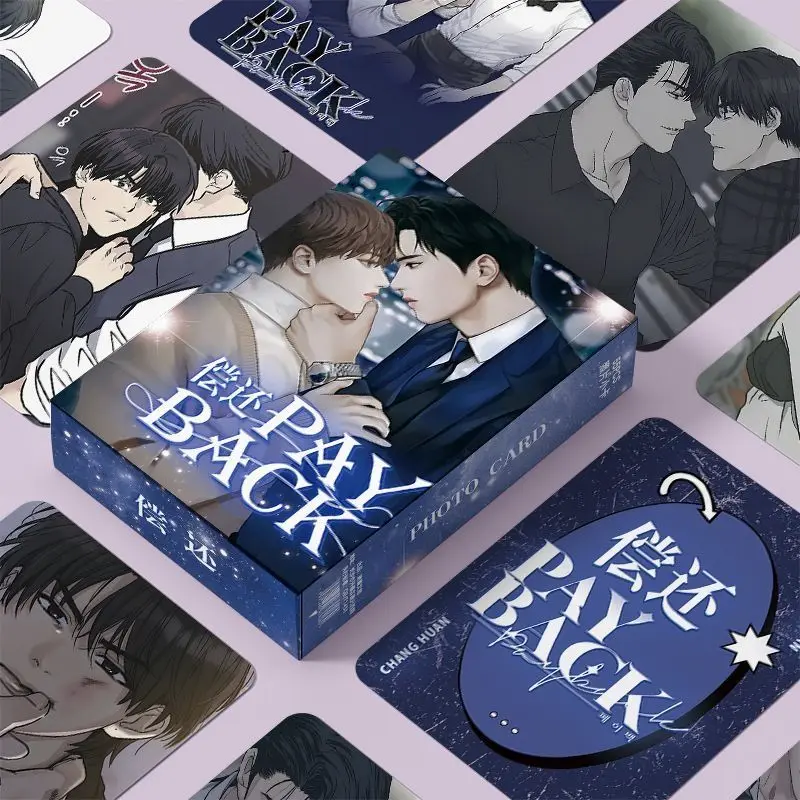 Korean BL Manwha Pay Back Bookmark Yoon Jay Lee Yoohan Collection Cards Manga Goods Book Clip Pagination Mark Stationery Gift