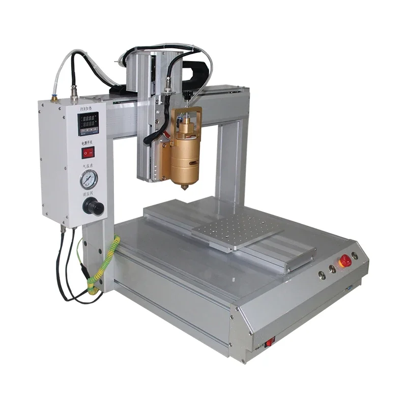 Three-axis desktop cell phone case gluing machine glue machine equipment PUR hot melt adhesive automatic dispensing machinery