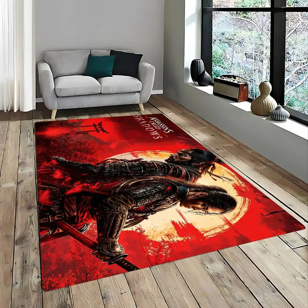 لعبة Assassin S Creed سجادة باب قابلة للغسل وغير قابلة للانزلاق لغرفة المعيشة أريكة كراسي منطقة حصيرة المطبخ منطقة السرير السجاد #2