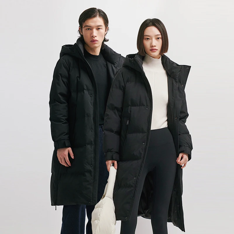 Chericom-Chaqueta larga y gruesa Unisex con capucha, abrigos acolchados cálidos y fríos, chaqueta de esquí para montañismo y deportes al aire libre Y298606Y