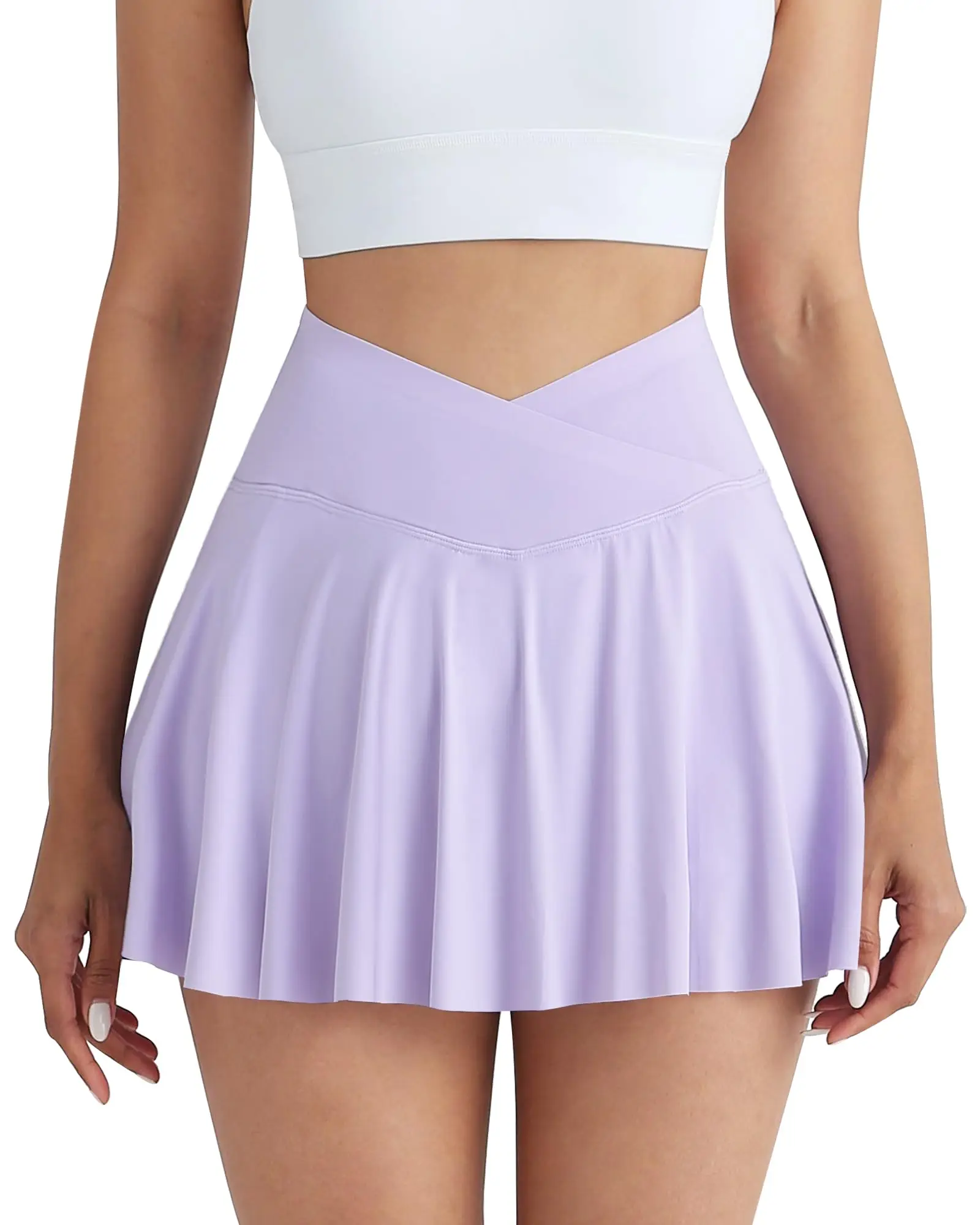 

Gym Sports Skirt Woman Fitness Pockets Running Outdoors Tennis Skirt Shorts Quick drying Stretch Summer Shorts