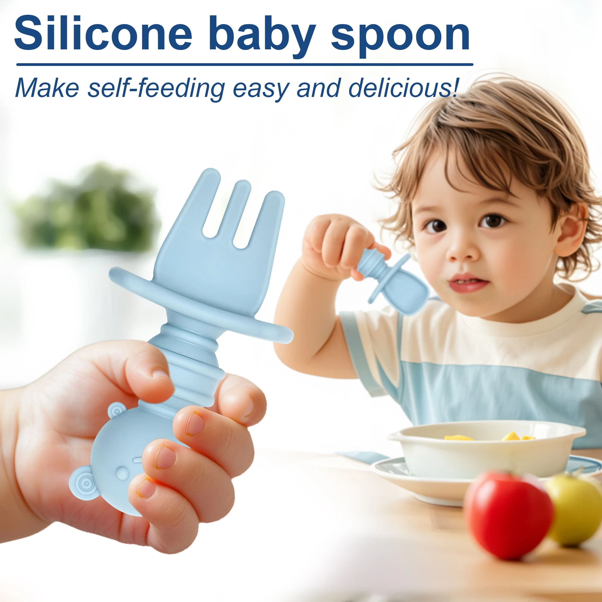 2 Pack Silicone Baby Spoons an - Baby Led Weaning Set review and price