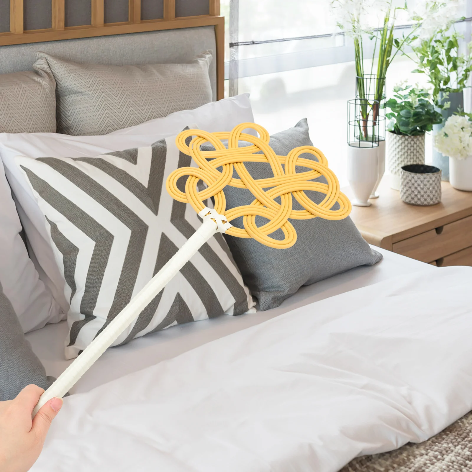 

Imitation Rattan Carpet Beater Long Handle Rug Dusting Tool Manual Quilt Cleaner Household Dust Removal Tool Carpet
