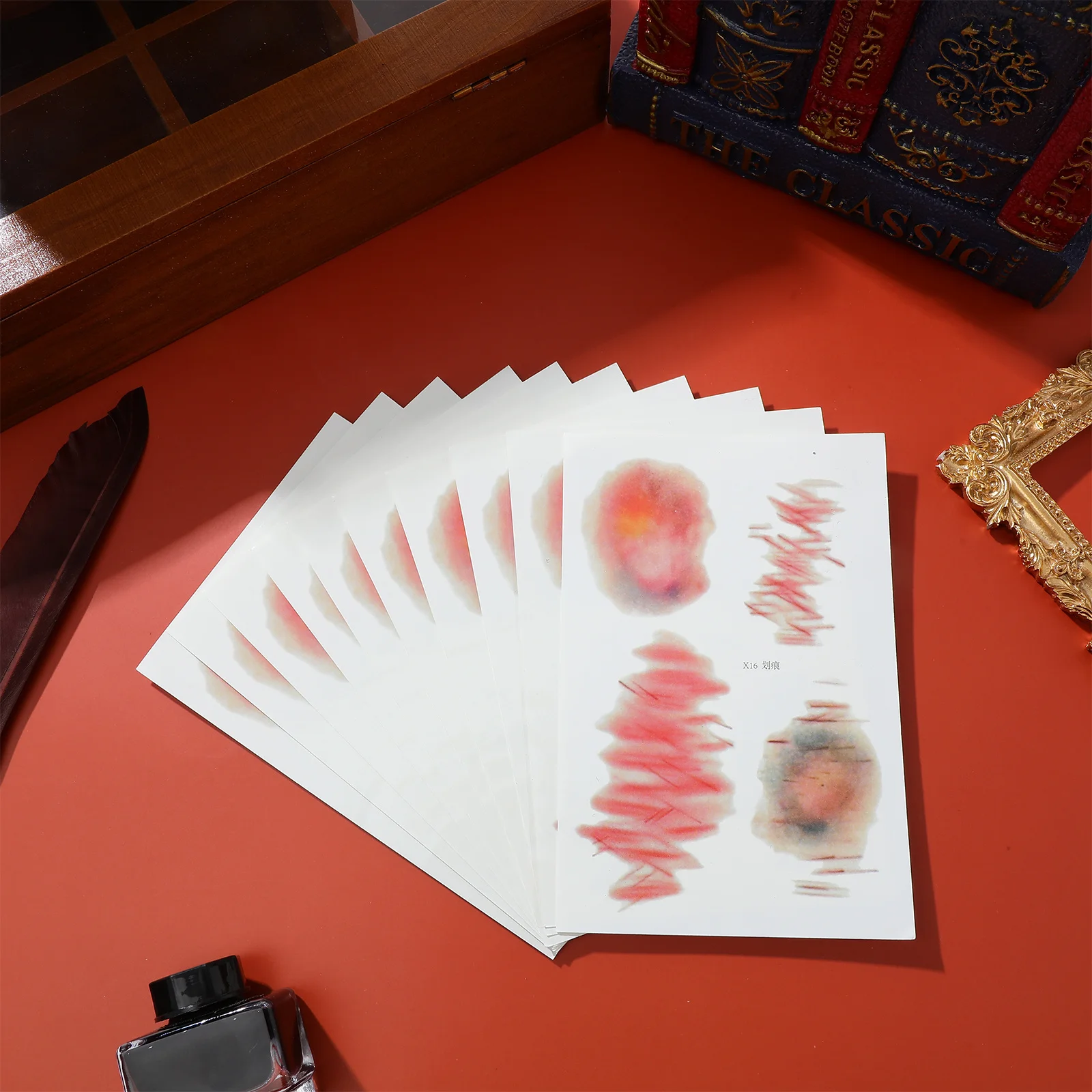 Realistic Scar Stickers Fake Wound Prank Props For April Fool'S Day Halloween Party Supplies Skin-Friendly Pvc Bruise