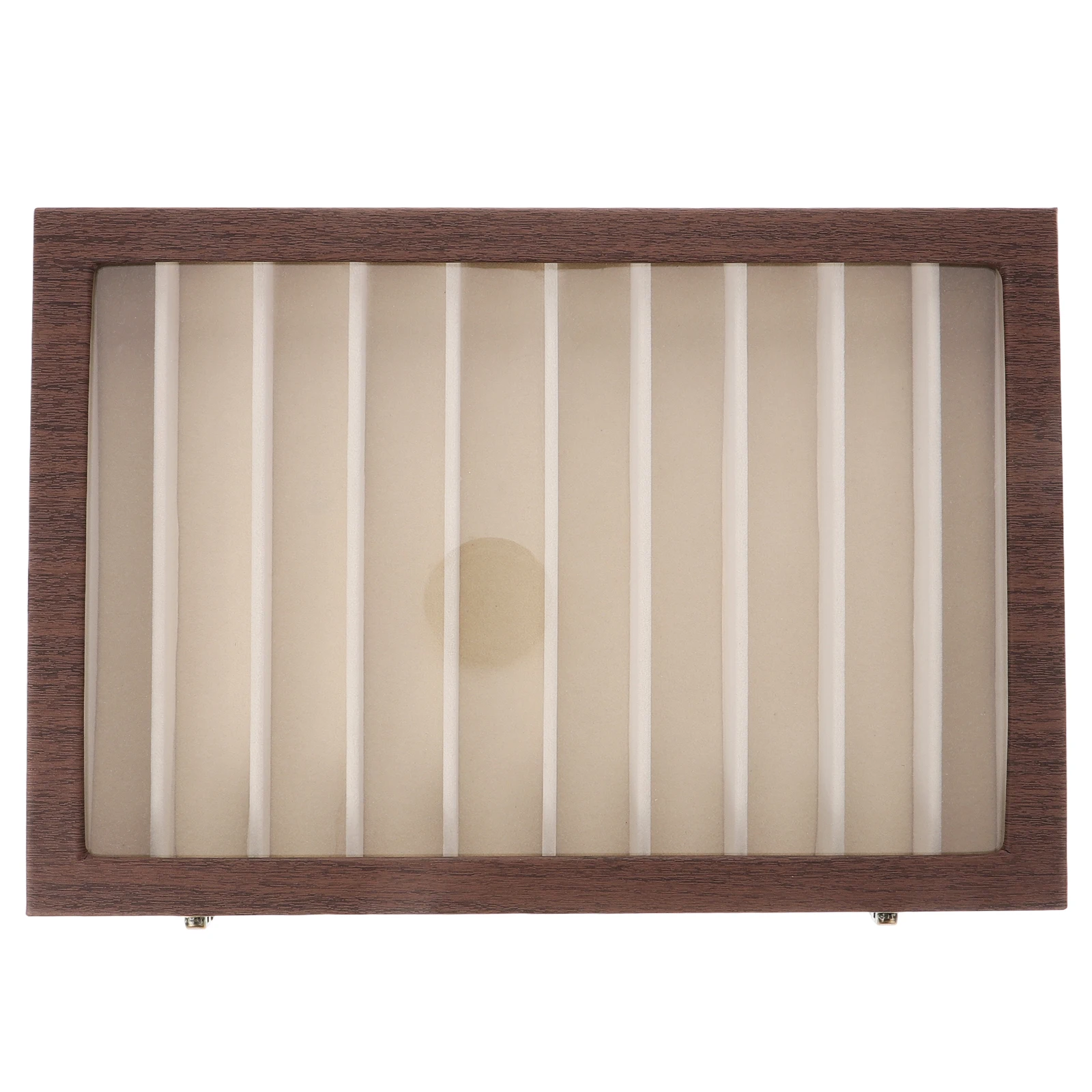 10 Grids Wooden Jewelry Box For Hair Accessories Storage Multi-Function Trinket Organizer Small Earring Bracelets Holder Desktop