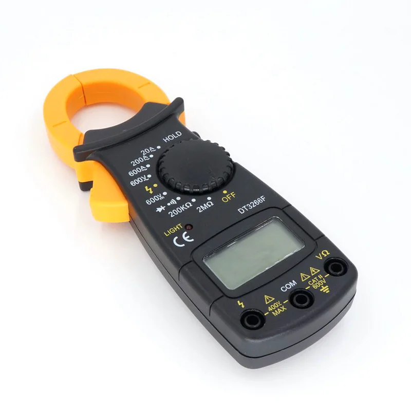 Digital Current Clamp Meter DT3266F pliers ammeter Resistance Tester AC amperimetric clamp multimeter ampere with Buzzer