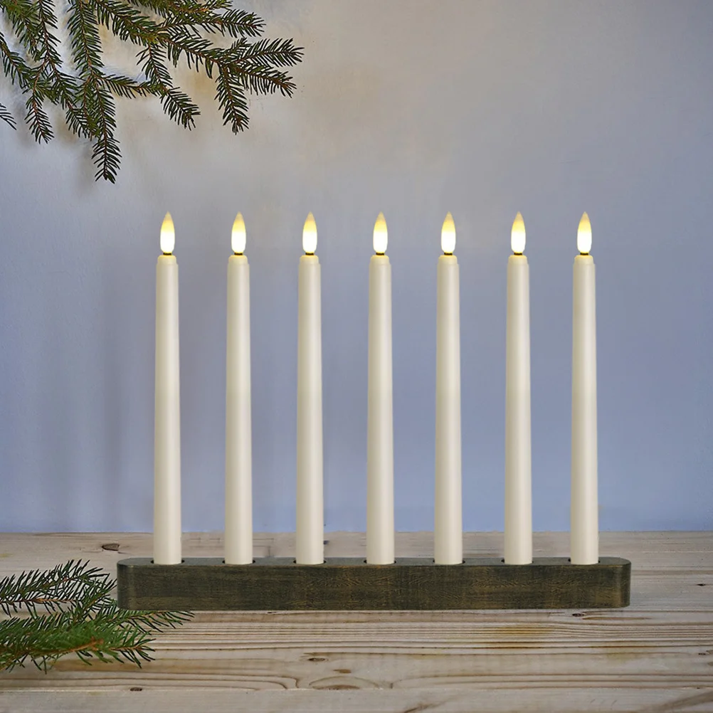 2 قطعة حامل 7 فتحات حامل أنيق لطاولة عشاء الزفاف الديكور حامل الشمعدان مجموعة حاملات الشمعدان