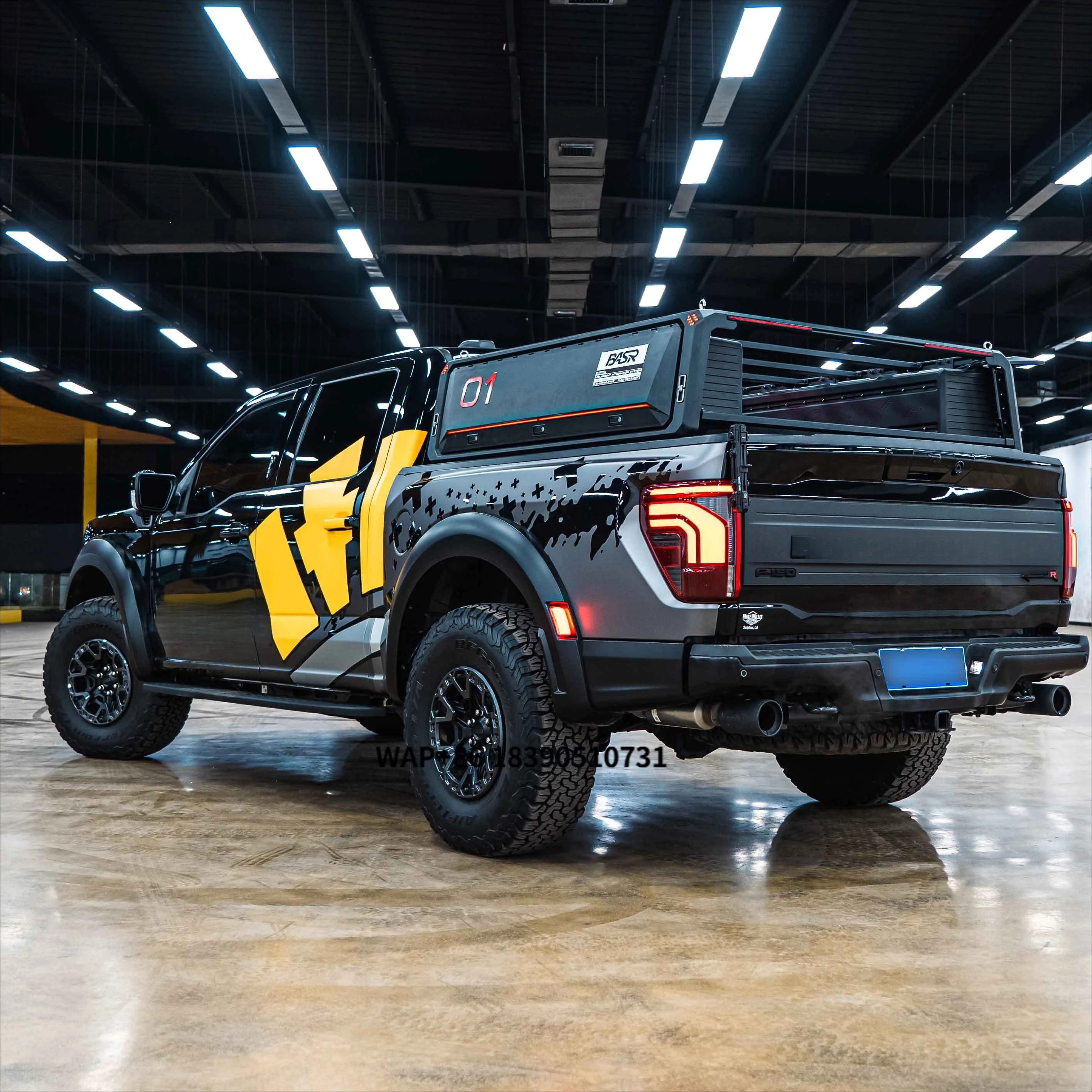 Modular Pickup Truck Bed Rack System Multifunctional Cargo Storage Platform for Ranger F-150 Raptor Off-Road