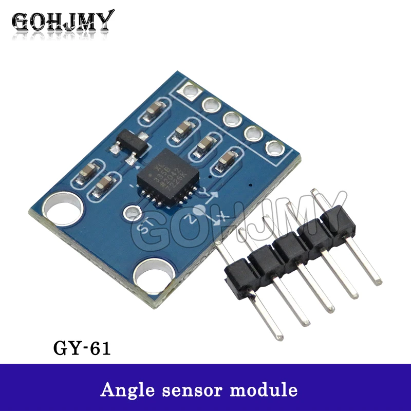 GY-61 ADXL335 Acelerometro Módulo acelerómetro de salida analógica de 3 ejes Transductor angular 3V-5V