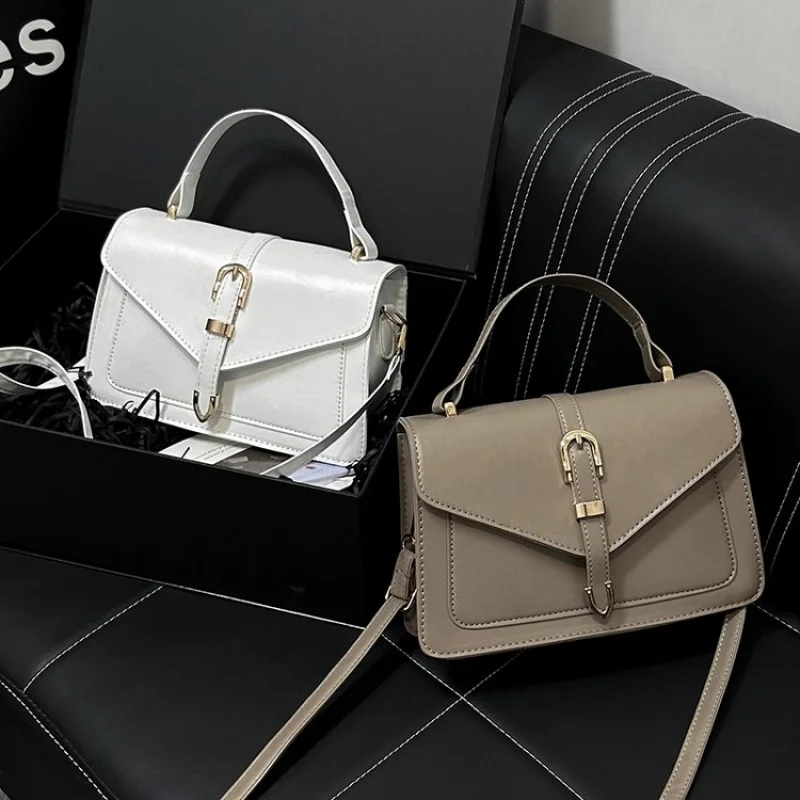 

Женская сумка через плечо премиум-класса, изготовленная из атласной кожи, легкая, мягкая, элитная, винтажная, в стиле Париж, повседневный вид ​