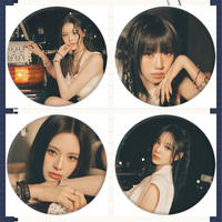 Kpop IZNA SIGN Concept Photo Badges Mirror Keychains Bag Pendants MAI JEEMIN JIYOON KOKO SARANG JUNGEUN SAEBI Fans  Collection
