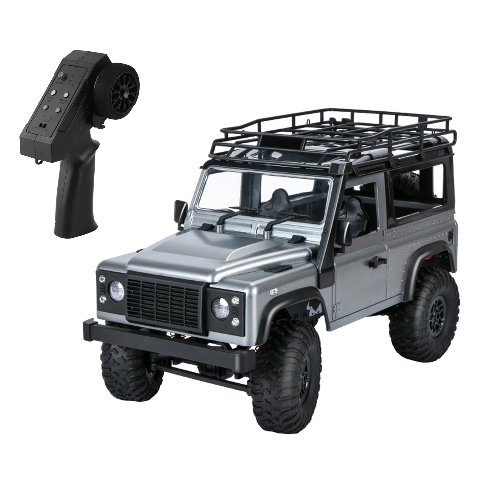 

RC Crawler Car 1:12 Scale 2.4G 4WD High Simulation Remote Control Climbing Off Road Vehicle Toy