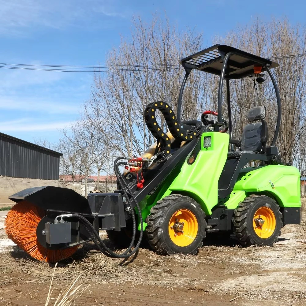 Mini Telehandler Telescopic Forklift 1.5 Ton Compact Front Shovel Boom Wheel Loader China Manufacturer