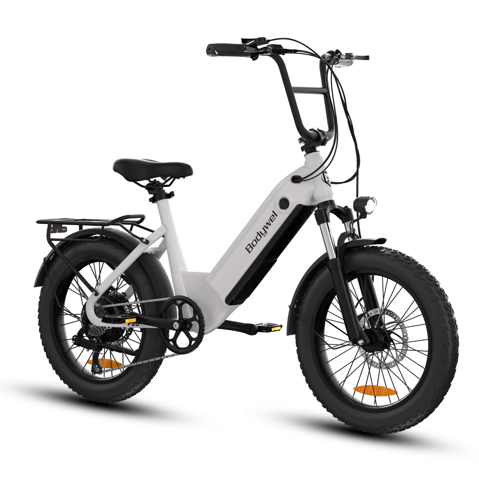 AliExpress bodywel Electric Bike for Adults, 500W Fat Tire E-Bike, 20" All Terrain with 48V 13.5Ah Removable Battery, Shimano 7-Speed ebike Bodywel