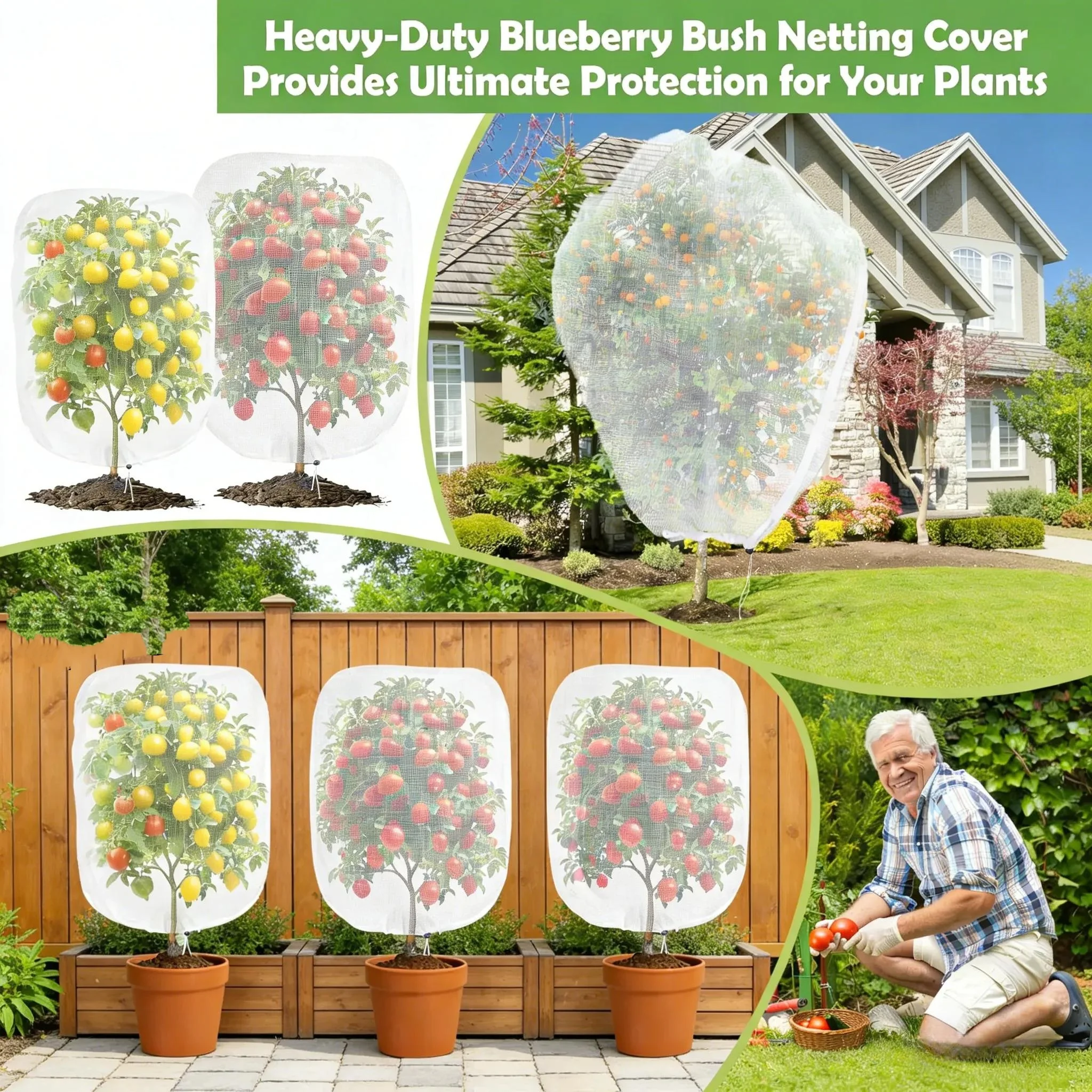 Insect-Proof Plant Cover for Gardens