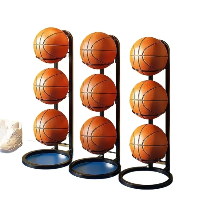 

Indoor Children Basketball Storage Rack Put Ball Football Storage Basket Placed Rack Kindergarten Volleyball Stand Holder Space