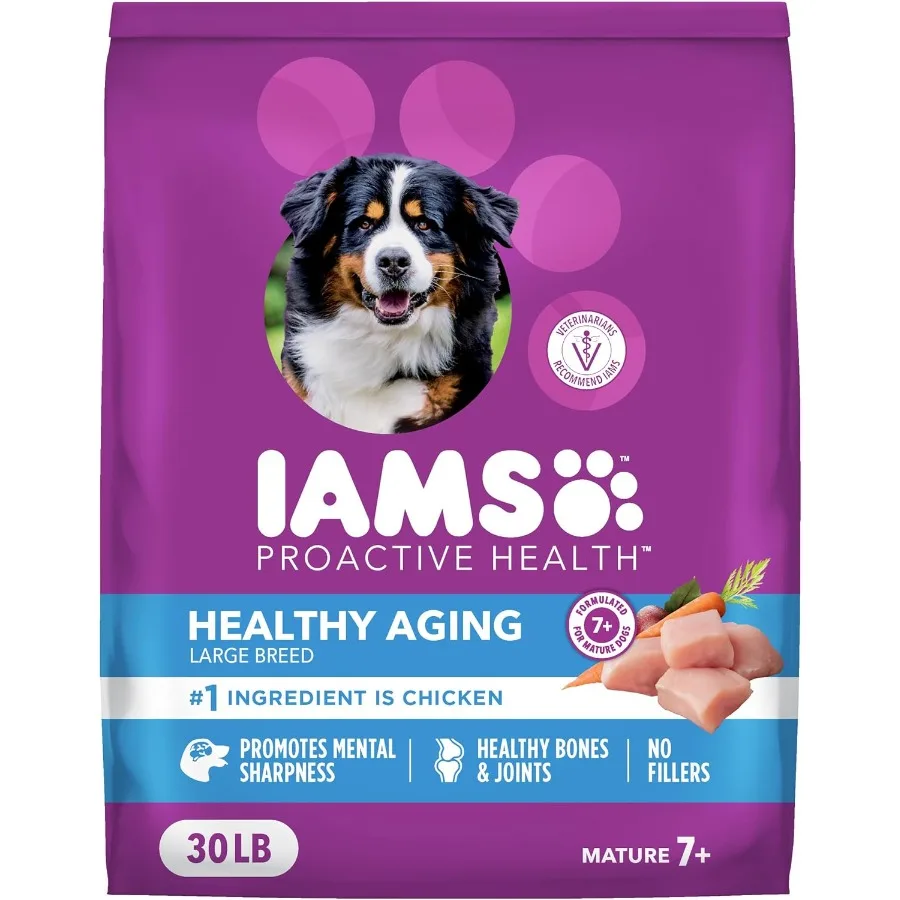 Proactive Health Healthy Aging Large Breed Dog Food for Mature and Senior Dogs with Real Chicken 30 lb. Bag
