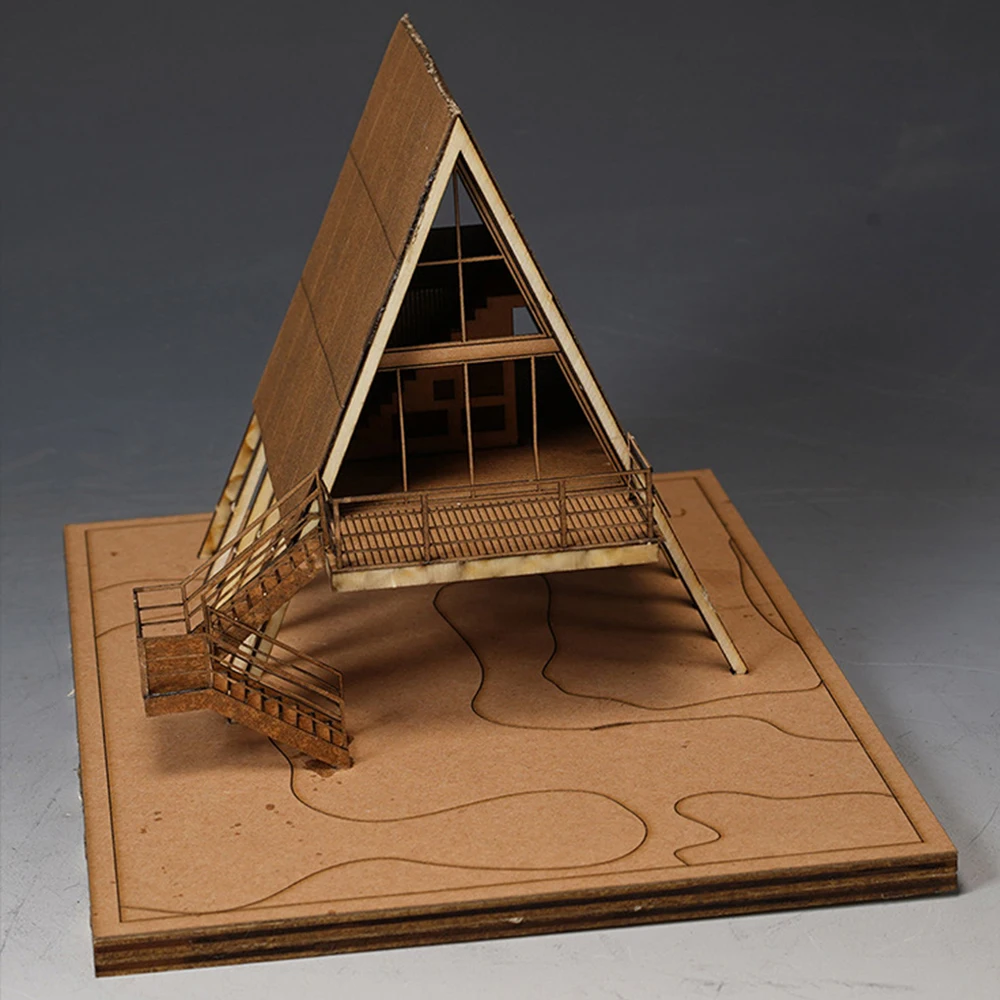 A/B 1:72 Diorama modèle de construction Garage pays Villa modèle de construction scène affichage Kit d'assemblage modèle scène chemin de fer disposition