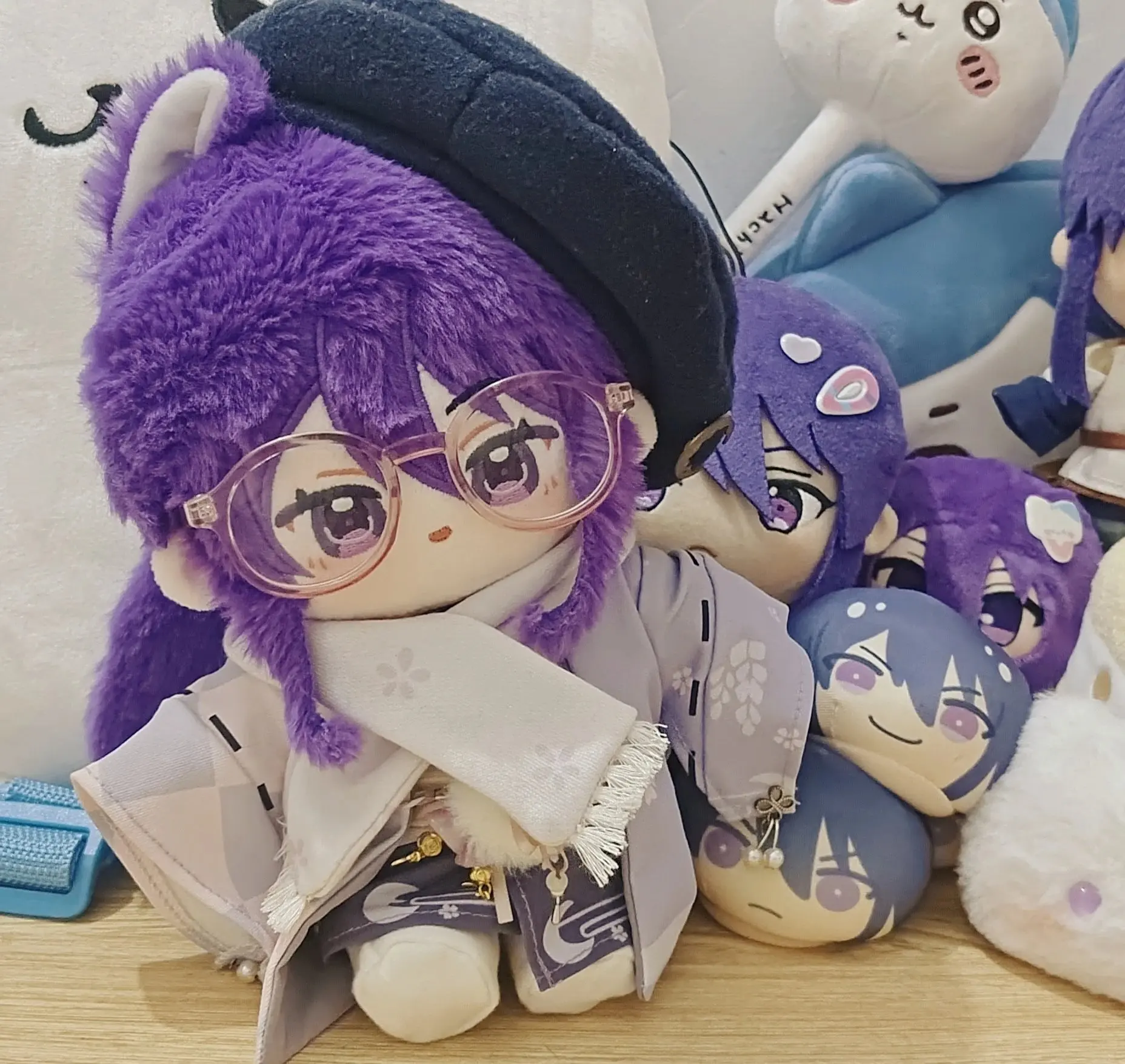 Pre-sale 20cm Es Cotton Plused Doll Souma Kanzaki Cosplay Cartoon Dolls Ensemble Stars あんさんぶるスターズ! Toys Cotton Stuffed Doll Body