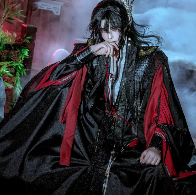 

Halloween Anime Full Set Self Rescue System Of Scum Villains Luo Binghe Cosplay Costume Universal Ancient Style Performance