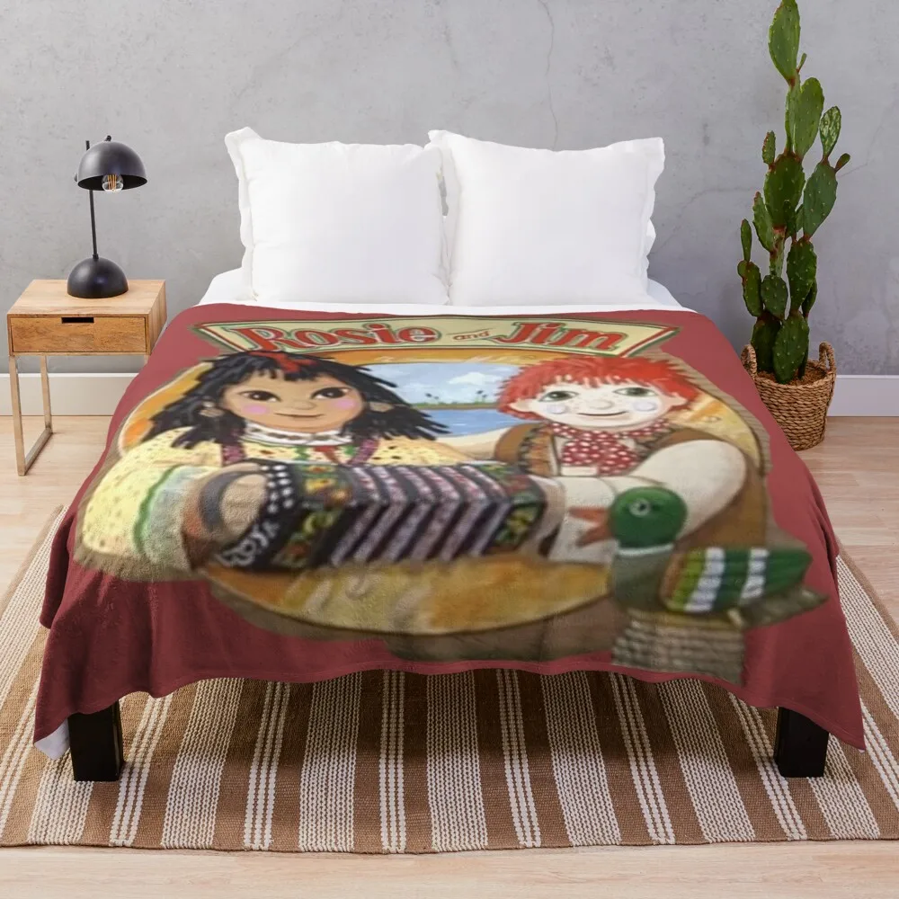 

Rosie and Jim Vintage Childrens TV Throw Blanket Bed covers cosplay anime