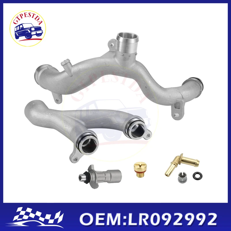 

Oil Cool Coolant Outlet Pipes Water Outlet Tube Hose 3.0L V6 5.0 V8 For LAND ROVER JAGUAR LR090630 LOWER LR092992 AJ811340