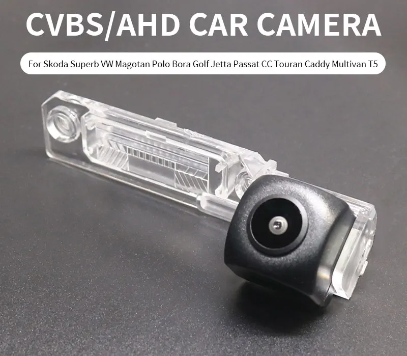 HD AHD 1080P 720P CVBS Rückfahrkamera für Skoda Superb VW Magotan Polo Bora Golf Jetta Passat CC Touran Caddy Multivan T5 – Detail 3