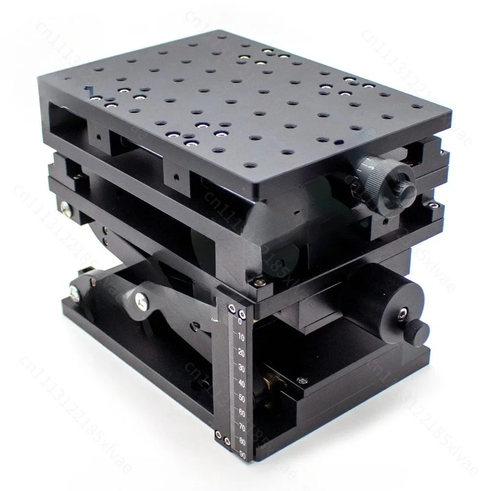 210x150x145mm 3 Axis Manual Slide Translation Stage Portable Moving Test Table For Laser Marking Machine