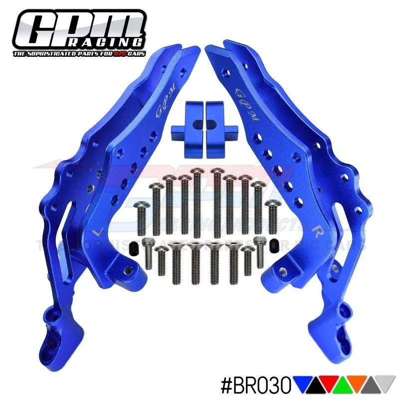 Conjunto de torre de choque traseiro em liga GPM para LOSI 1/10 BAJA REY ROCK REY