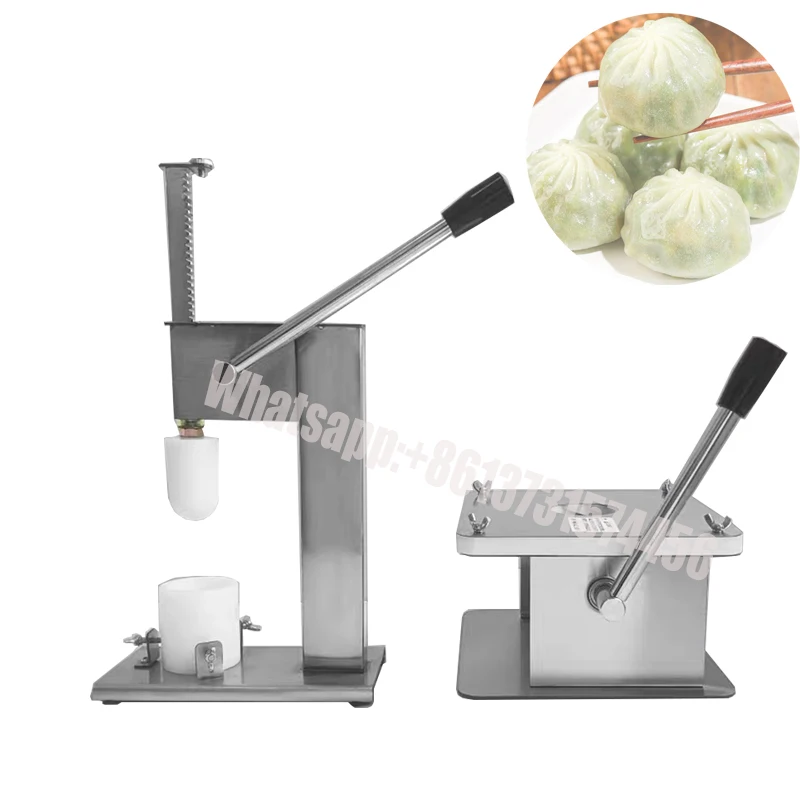 Manual Steamed Bun Forming Maker Baozi Making Machine Stainless Steel Housing 3 Sizes Molds Optional Efficient Equipment