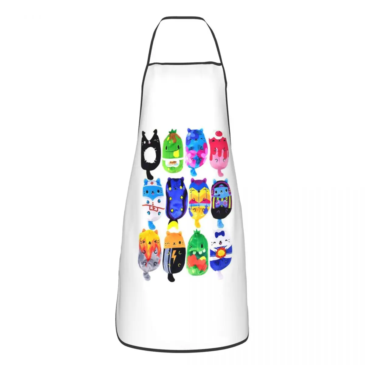 Cats Vs Pickles Mystery Bag Plush, Assorted Styles Aprons Chef Baking Tablier Waterproof Bib Kitchen Cleaning Pinafore