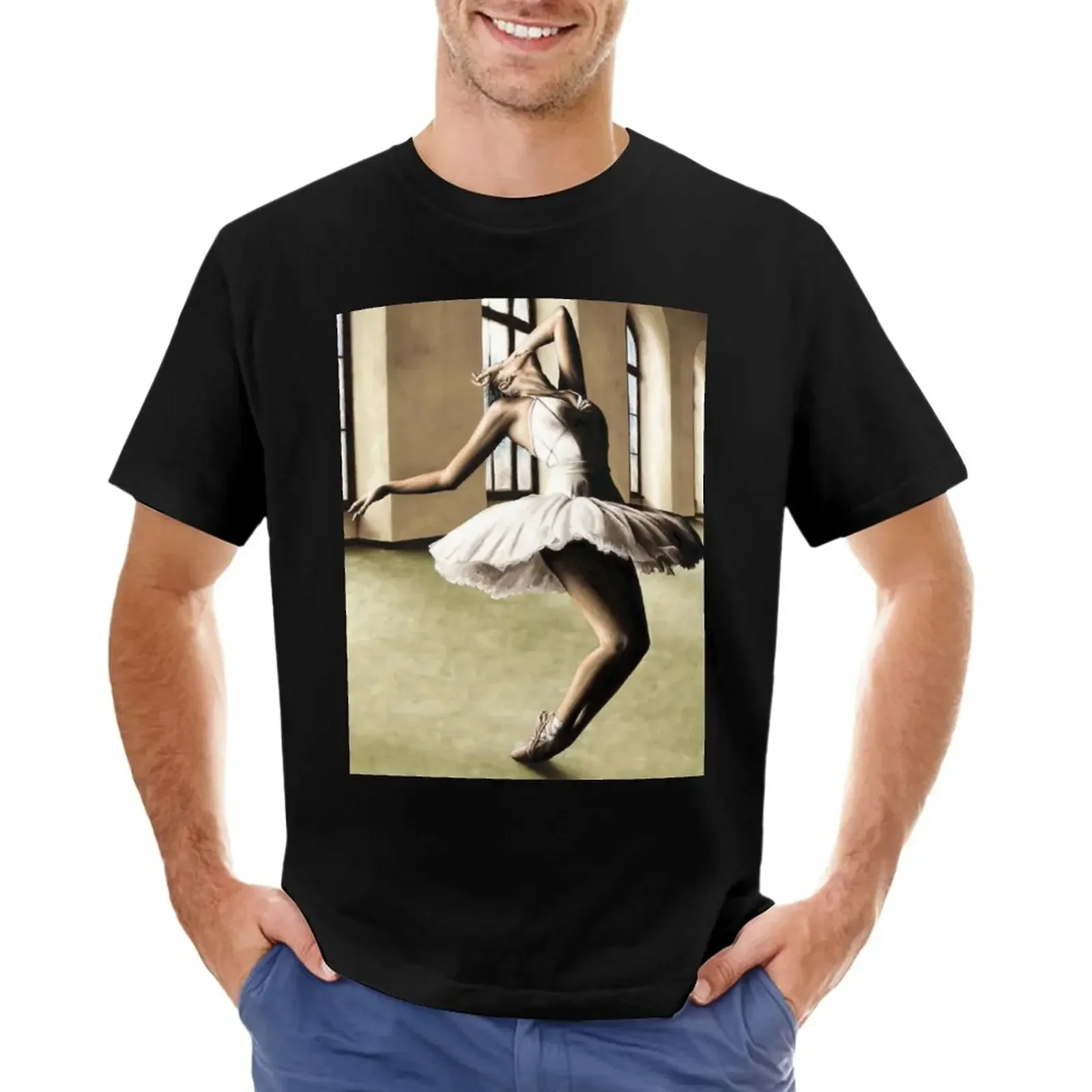 Halcyon Ballerina T-Shirt anime oversized tops tees Men's clothing