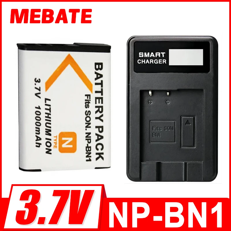 

1000mAh NP-BN1 NP BN1 New Battery for Sony DSC-QX10 DSC-QX100 DSC-T99 DSC-T110 DSC-TF1 DSC-TX5 TX7 TX9 DSC-TX10 Camera