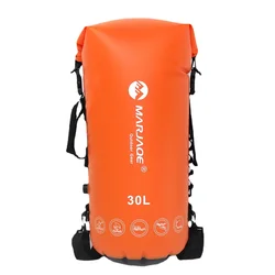 Sac de natation professionnel étanche IPX7, 30L, sac à dos gonflable, pour snorkeling, rafting, drifting, plongée, flottant