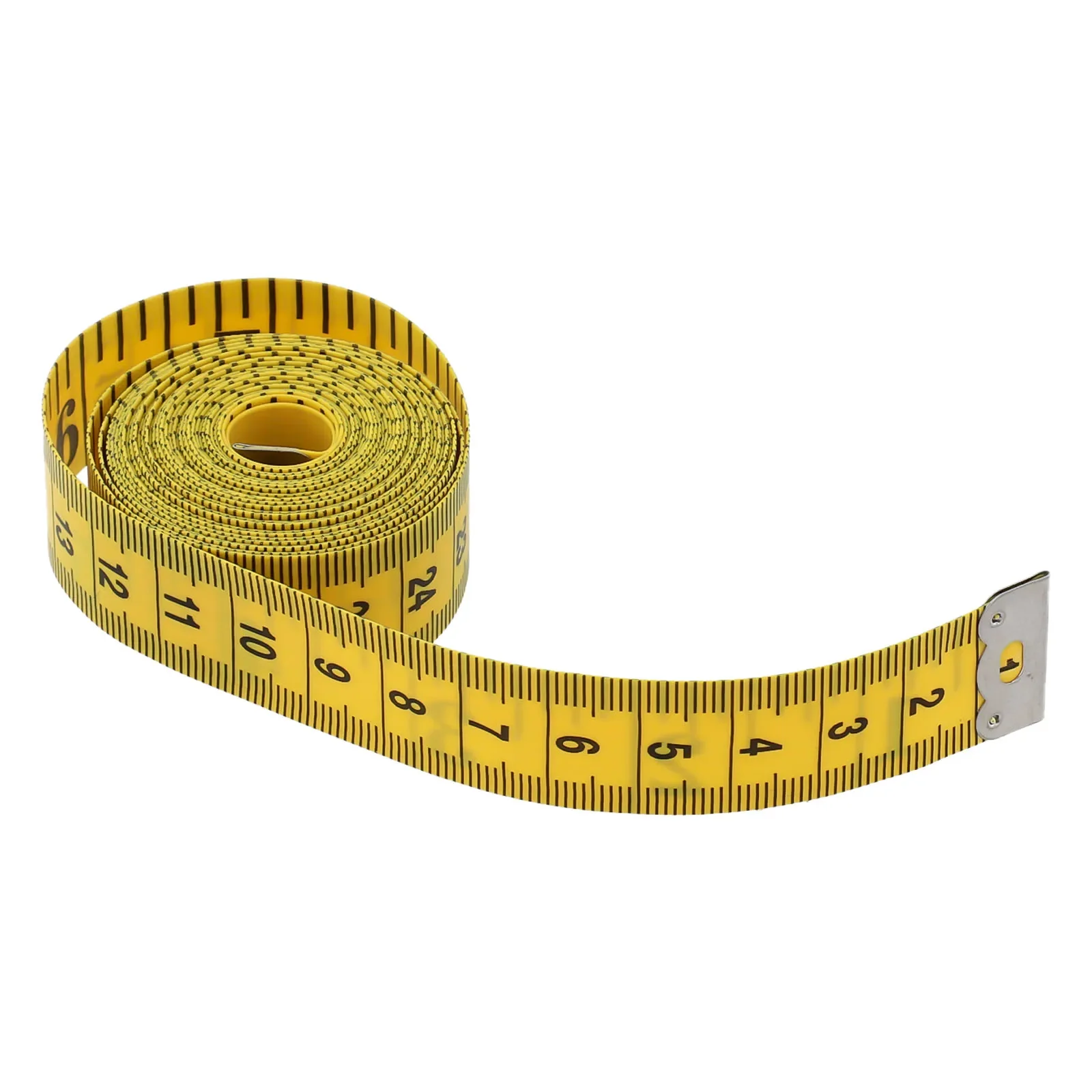 شريط مرن مسطرة قياس الجسم شريط قياس محمول أسطح مسطحة أو مدورة أطراف معدنية متعددة الشريط